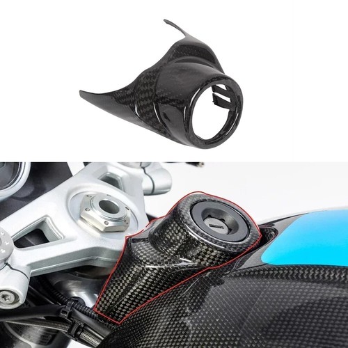 For BMW R NineT Ignition Lock Cover Motorcycle 100% Carbon Fiber -Gloss - Picture 3 of 16