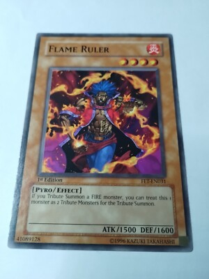 Yu-Gi-Oh! TCG Flame Ruler Flaming Eternity FET-EN031 1st Edition