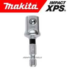 Makita Impact XPS Adaptor 1/2" inch Hex to Square SQ Drive for Socket