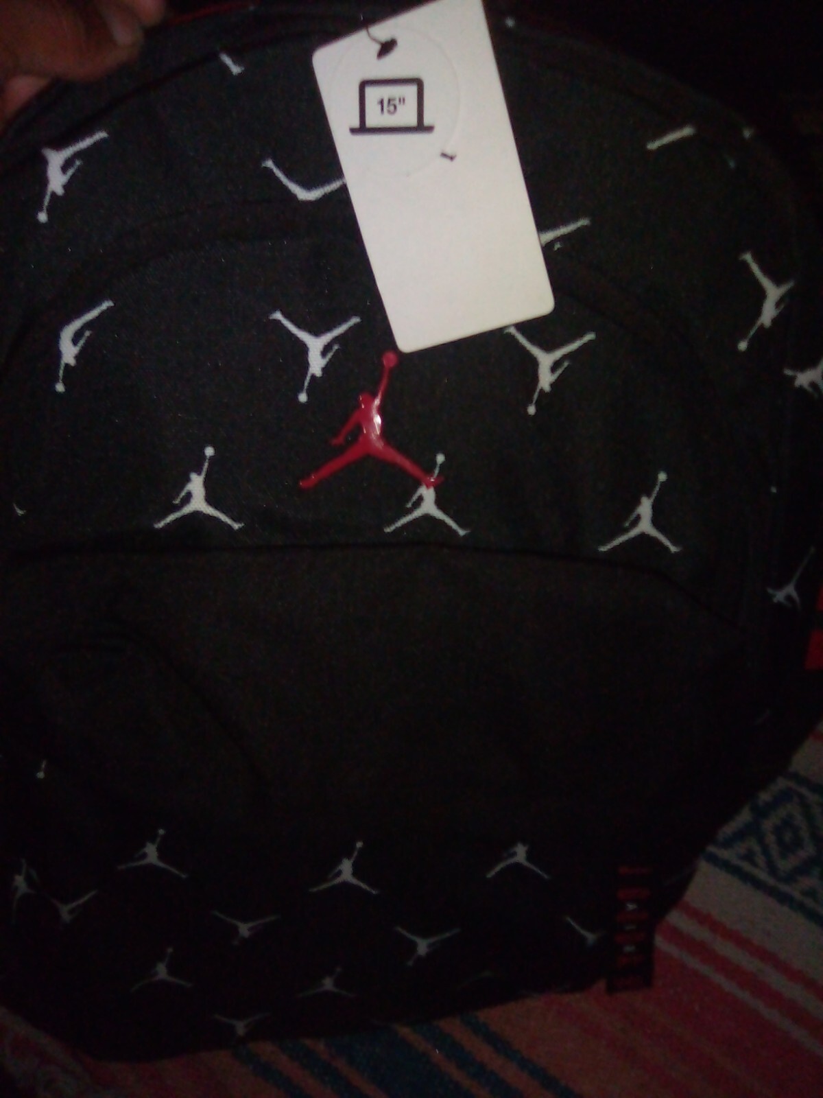 Nike Air Jordan Jumpman Patrol Print All Over Large Backpack