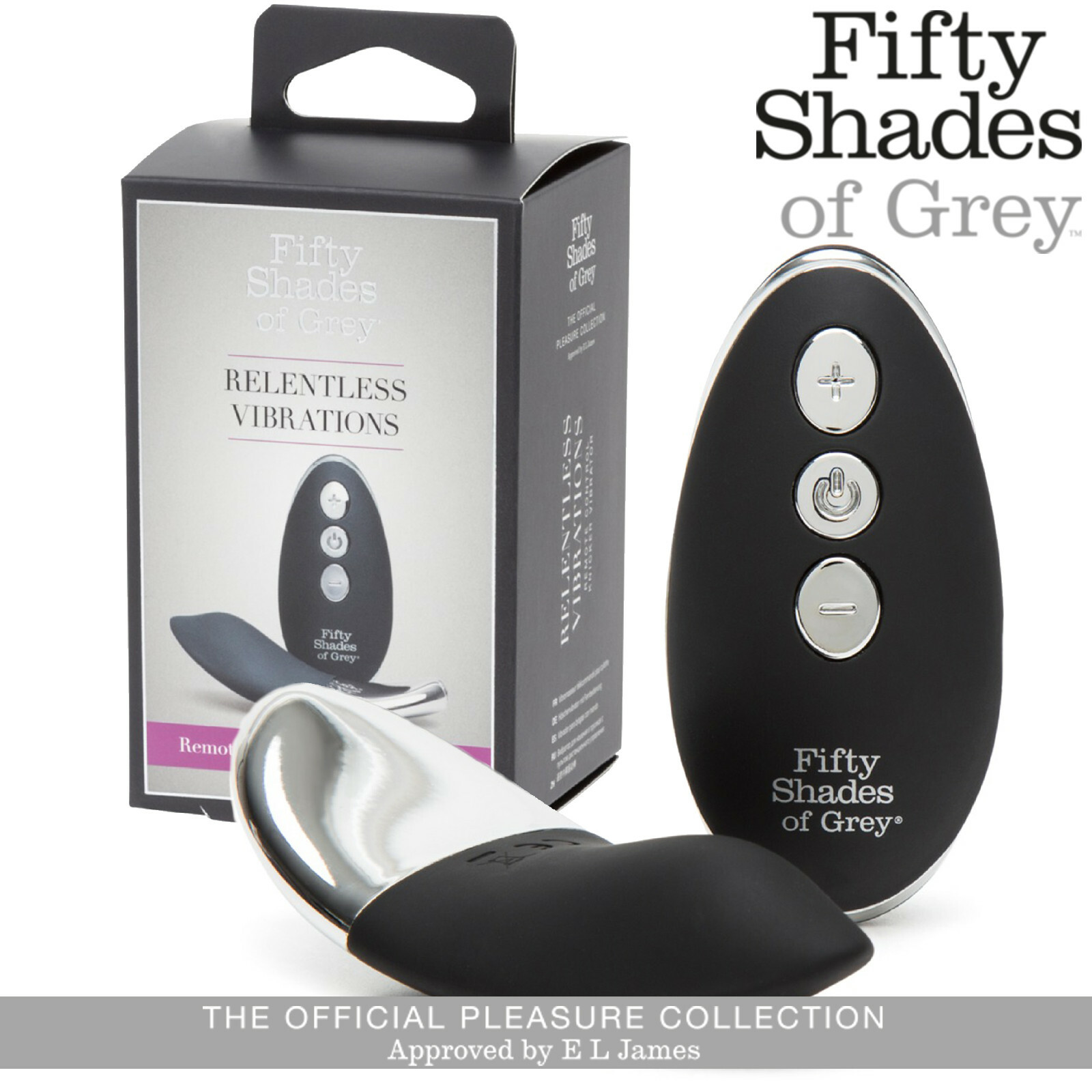 Fifty Shades of Grey Relentless Vibrations Remote Control Panty Vibe Vibratore