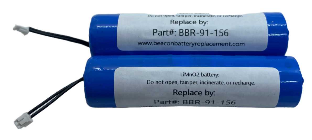 McMurdo FastFind Ranger 210 220 replacement batteries 91-156 non OEM-image