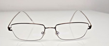 LINDBERG AIR TITANIUM ALEX COL. PU12 BROWN AUTHENTIC EYEGLASSES 46-15-135