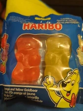 Haribo Gold Bears Collectible Mini Figures Orange & Yellow New Toy 