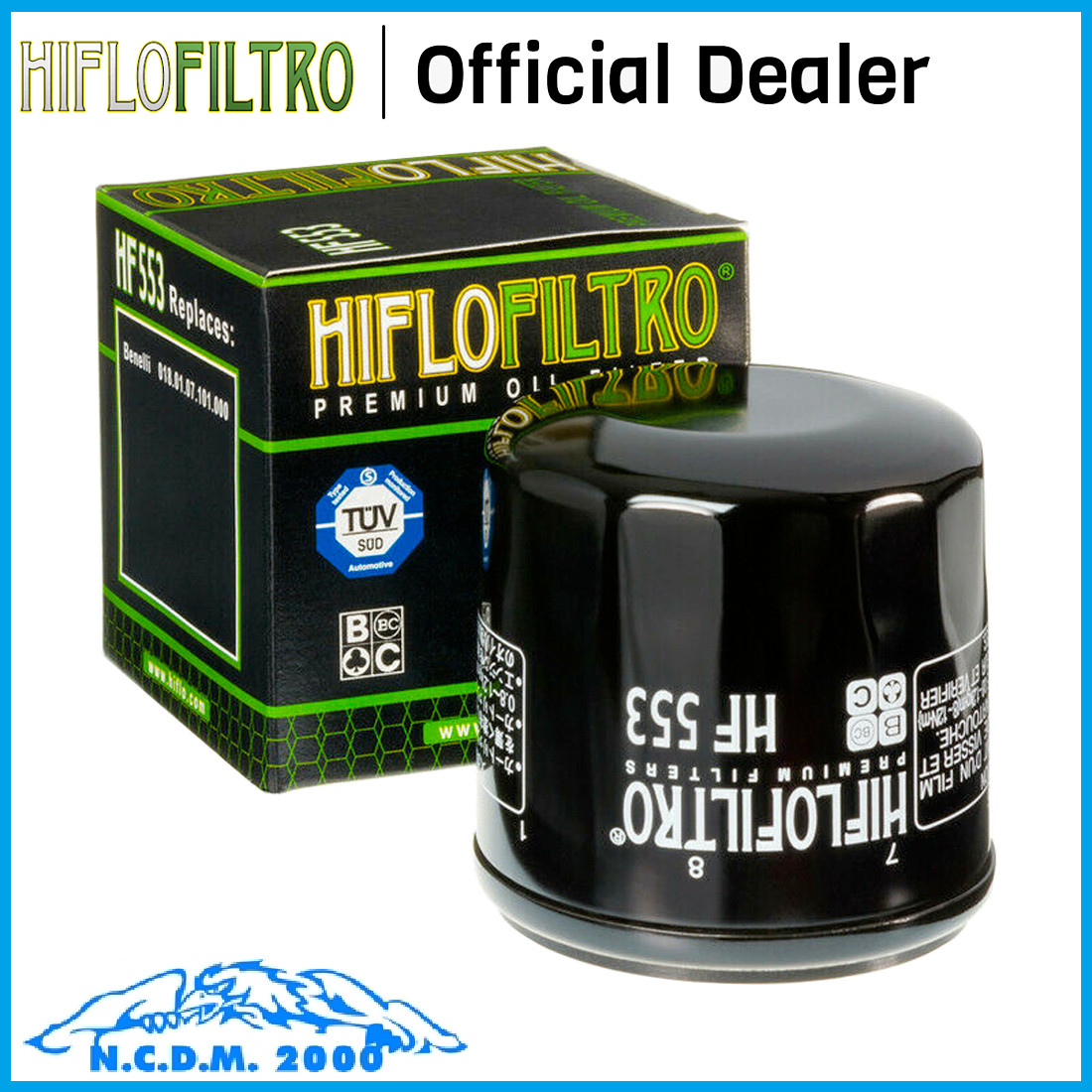 Filter Hiflo Oil HF553 View Applications