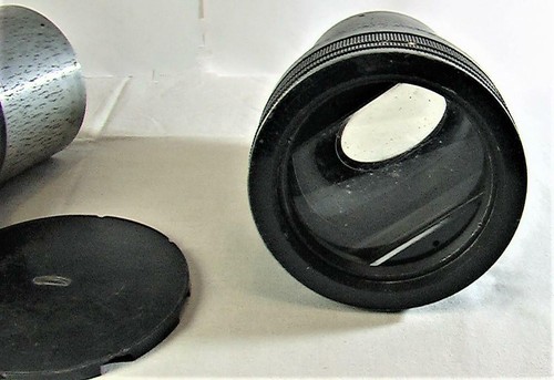 Mega Raras 2 Piezas Lentes Antiguas DE COLECCIÓN SOVIÉTICAS Del Proyector de Cine Rusa URSS - Imagen 2 de 8