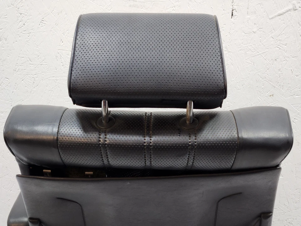 ✅ Asiento pasajero delantero derecho vinilo negro 1985-1988 OEM BMW E28 528e 535 * Foto 2 de 4