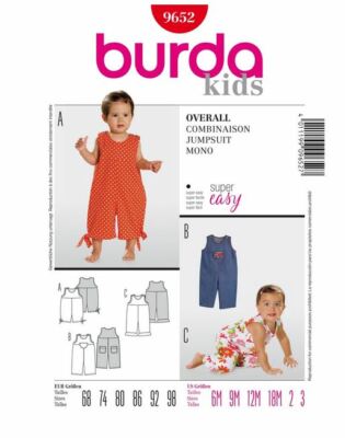 burda style Nr. 9652 Overall Gr. 68 - 98