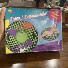Summer Winter Sports Inflatable Pool Float AND Snow Tube New NIB NOS