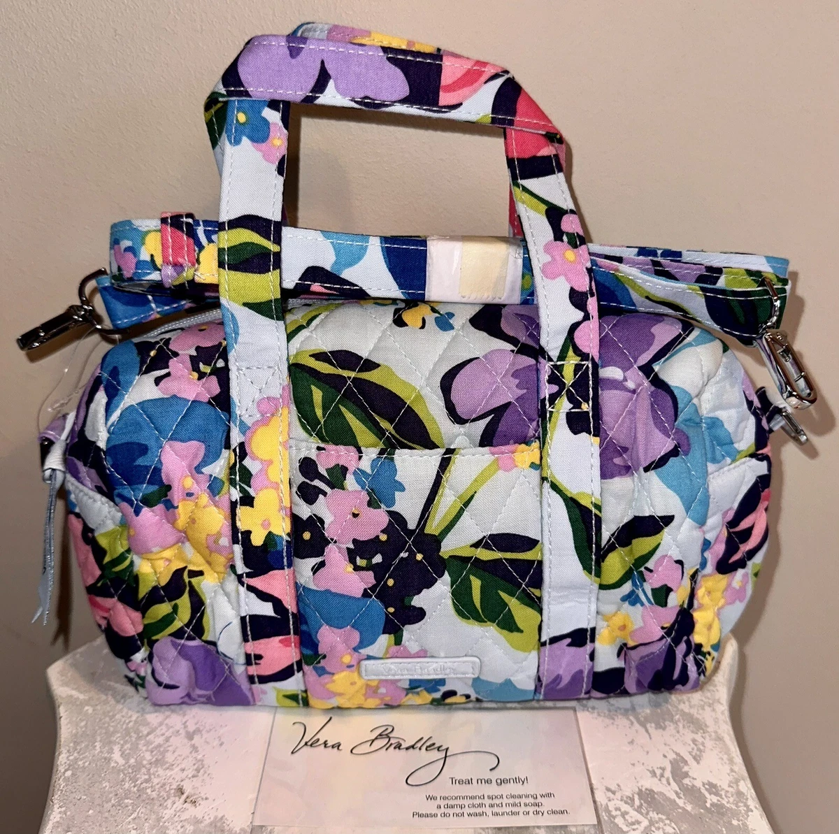 VERA BRADLEY Mini Satchel MARIAN FLORAL Purse Handbag Shoulder NWT