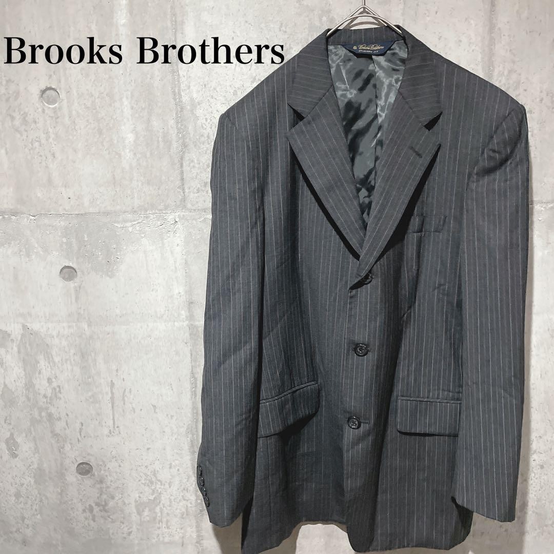 Brooks Brothers Black Stripe Jacket Suit for Men