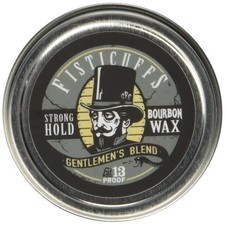 Strong Hold Mustache Wax - Bourbon Sandalwood Blend, 1 Oz
