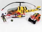 GI Joe 1988 Tiger Force TIGERFLY Complete w Recondo & TIGERPAW Vehicle Lot!