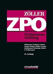 Zivilprozessordnung: Kommentar von Verlag Dr. Otto Schmidt | Buch | Zustand gut
