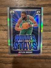 2024-25 Panini Donruss Optic - Winner Stays Jaylen Brown #7 Holo Prizm