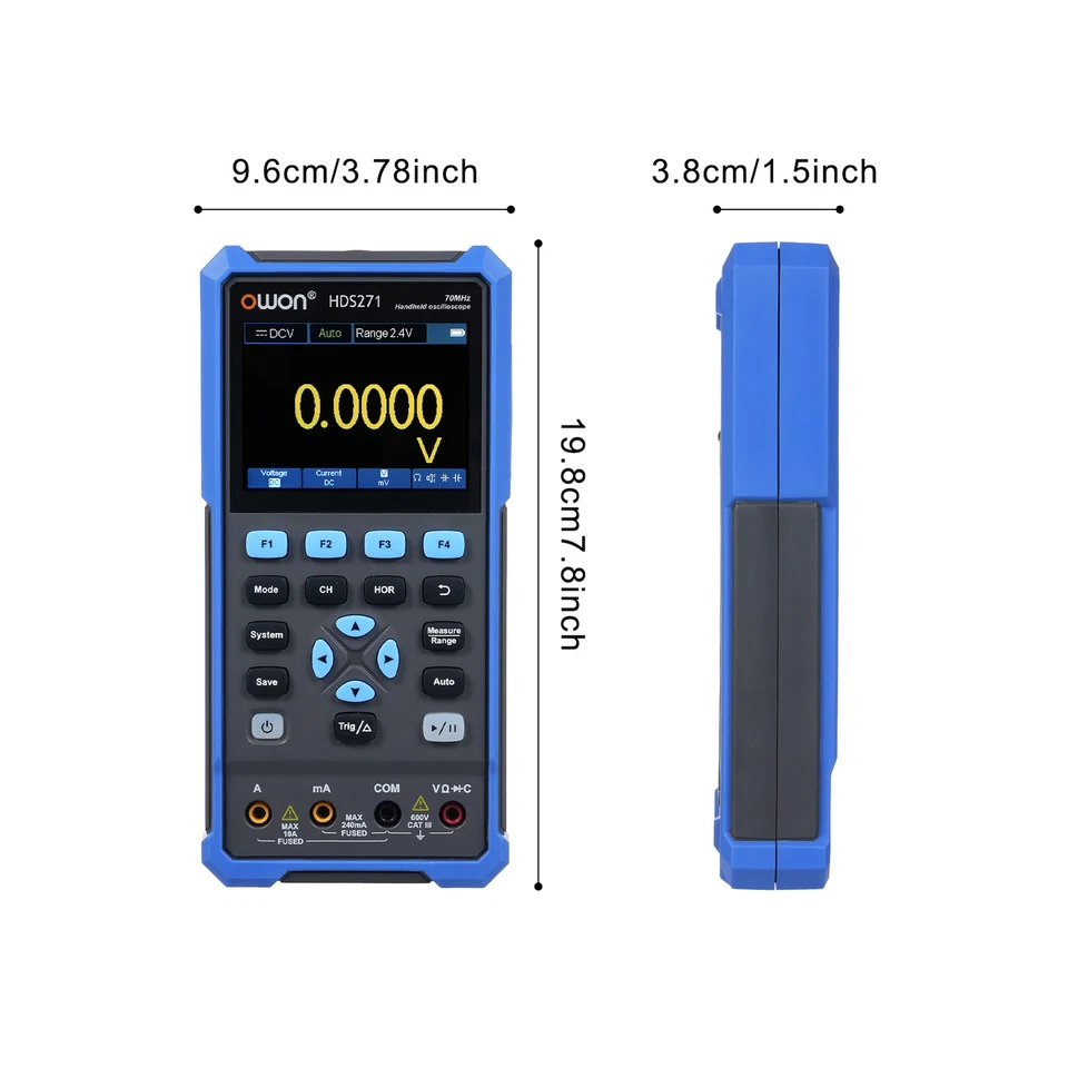 1-Oscilloscope Multimeter Waveform Generator 70MHz Single Channel 250MSa/s MALF - Image 3 of 4