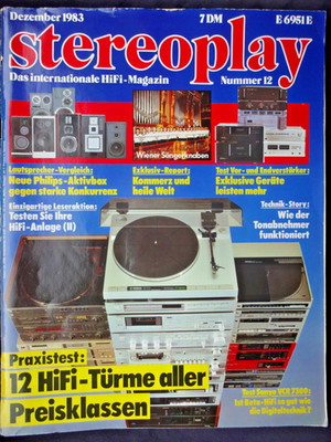 STEREOPLAY 12/83,BRYSTON 1,3 B,SAE X 1P,X 15A,ACCUPHASE C 222,P 266,CITATION X I