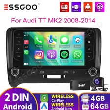 4-Core 4+64G For Audi TT MK2 2008-2014 Bose Carplay FM Car Stereo Radio GPS DAB+