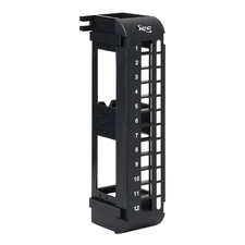 ICC 12 Port Blank Keystone Patch Panel with 89U Wall Mount Bracket for Slim P...