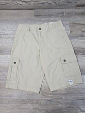 Arizona Cargo Shorts Boys Size 16 Khaki New With Tags