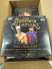 2026 Upper Deck Goodwin Champions Factory Sealed Hobby Box. NIB. Jordan Chase