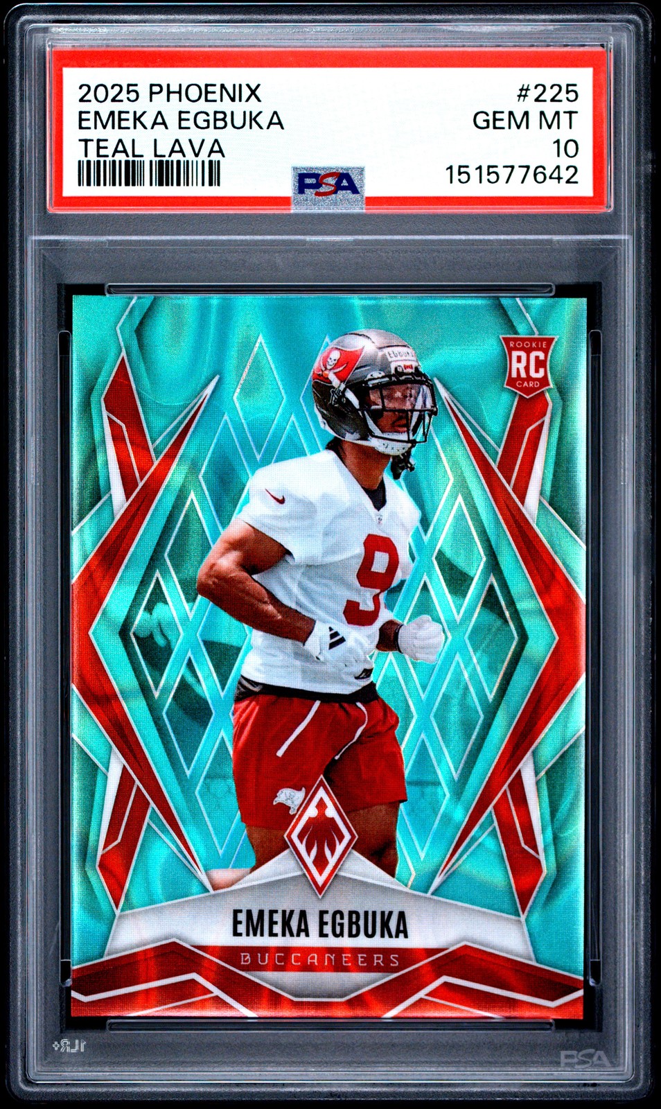 Emeka Egbuka Panini Phoenix #225 Teal Lava