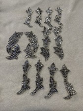 Lot Of 12 Silver Sequins Appliqu s For Dress Embellish Or Crafts