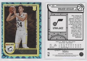 2022-23 Panini NBA Hoops Rookies Teal Explosion Walker Kessler #252 Rookie RC