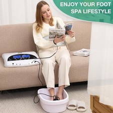 Veicomtech Dual Professional Ionic Foot Bath Spa Cleanse Detox Machine in Case