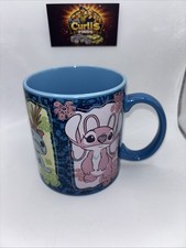 Disney Lilo Stitch 20 oz Ceramic Blue/Multi Mug New with Tags - All Characters
