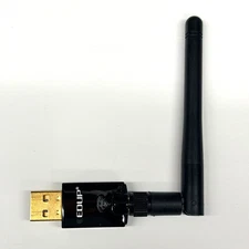 EDUP 600Mbps Wireless Dual Band USB Adapter With Antenna Black