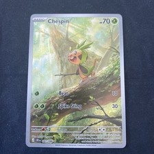 Chespin 087/086 Illustration Rare IR Pokemon Chaos Rising NM