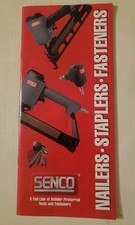 1999  Senco Nailer Staplers Fasteners  Catalog, 17 Pages Brochure Near Perfect 
