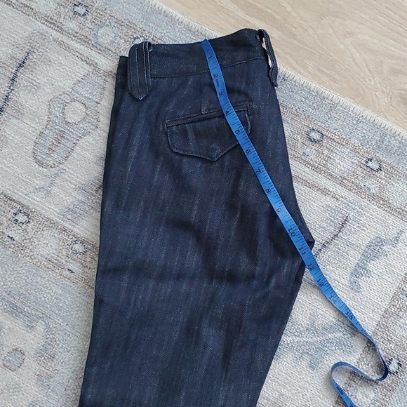 True Religion Dark Denim Cuffed Jeans Trouser Pants Sz25 thumbnail 9