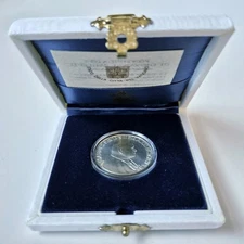 1999 Vatican City State 70th Anniversary Commemorative 500 Lira Silver Coin