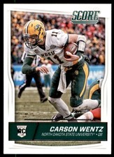 2016 Score Carson Wentz #335 Rookie Football