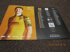 HULL  CITY    v   DERBY COUNTY   2025/26    FEBRUARY 24th  MINT UNREAD BEST DEAL
