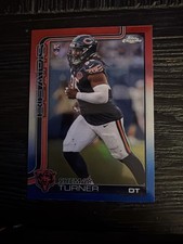 2025-26 Topps Chrome Shemar Turner Bears Red White Blue Refractor #303 (RC)
