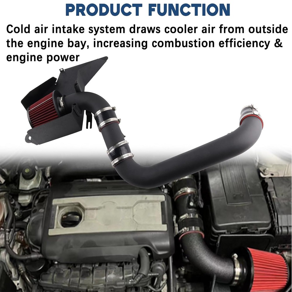 Cold Air Intake System For 2009-2018 AUDI A3 S3 VW Passat Tiguan 2.0L TSI Turbo