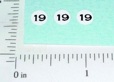 Matchbox 19C Aston Martin Racing Car Stickers MB-19C