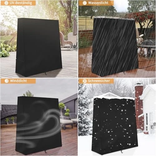 Dokon Table Tennis Table Cover, Black, photo 4