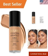 Cruelty-Free Rich Sand Foundation + Concealer – 45 Shades for Every Skin Tone