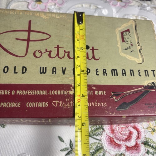 1960’s Hair Permanent Cold Wave Set Salon Advertising Box + Accessories NOS - Picture 13 of 14