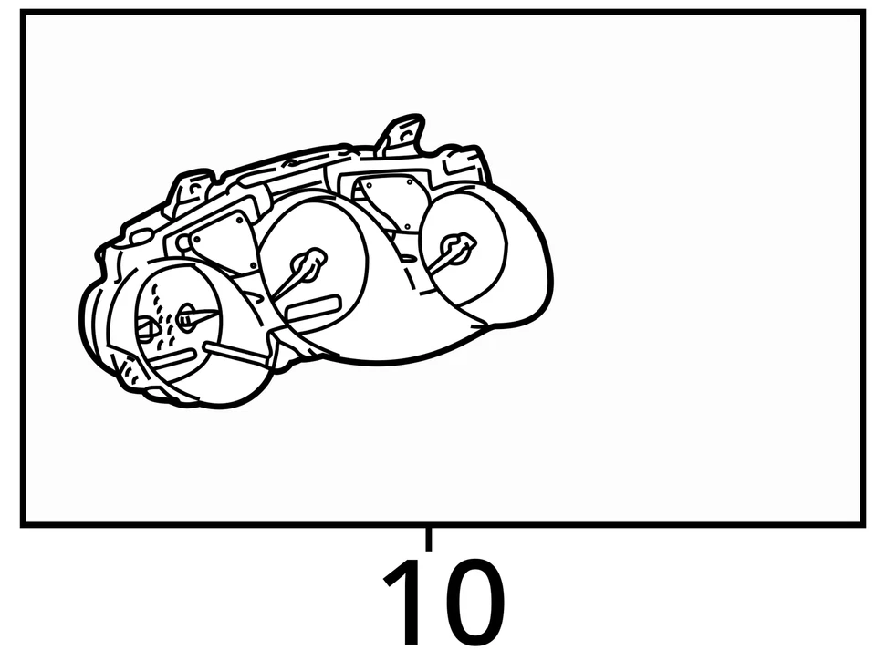 Cuadro de instrumentos velocímetro Lexus Es330 2004-2006 medidores ZTTAW Foto 4 de 4