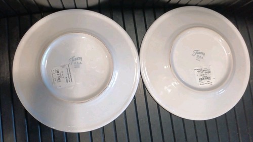 Set of 2 Fiesta Tamarack Exclusive Snowman 9" Luncheon Plates NWT - Picture 2 of 5
