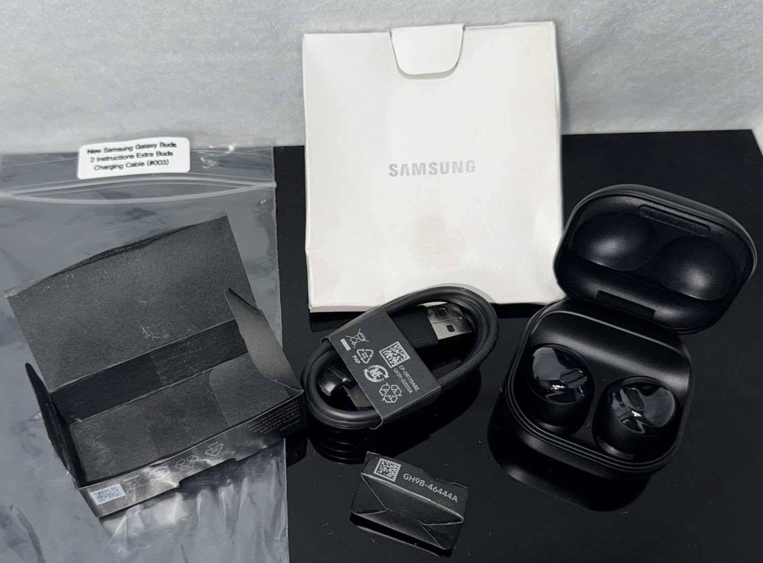 Black, Wireless Bluetooth With Charging Case