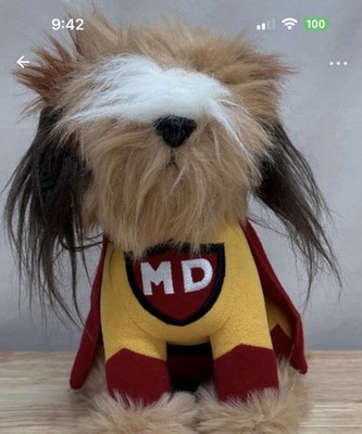 1986 Vintage Mighty Dog Carnation Plush 10 