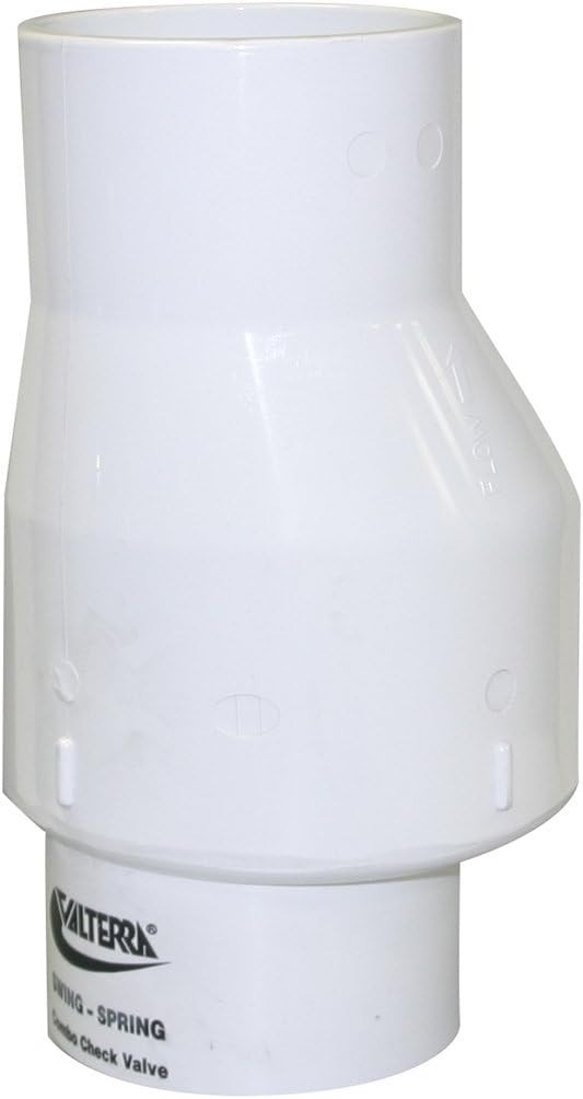 Versatile 3" White PVC Swing Check Valve - Secure Seal and Easy Install