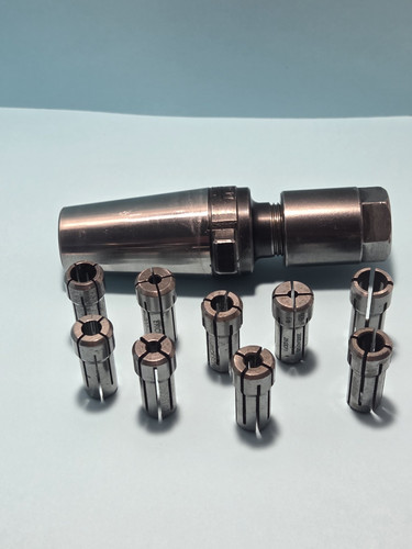 DA 200 KWIK SWITCH 200 & 9 DA200 KENNAMETAL COLLETS 1/8 - 3/8 BY 32NDS NICE