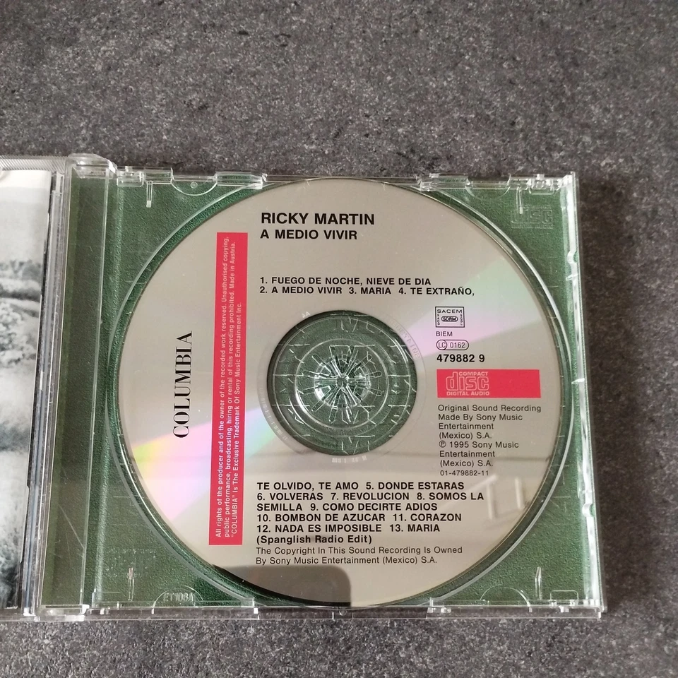 Ricky Martin – A Medio Vivir CD - Bild 4 von 4